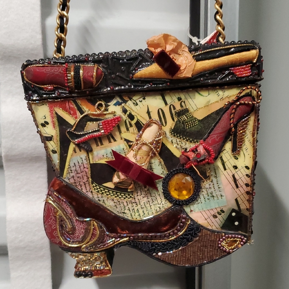 Mary Frances Artistic Multicolor Women's Shoe Bag